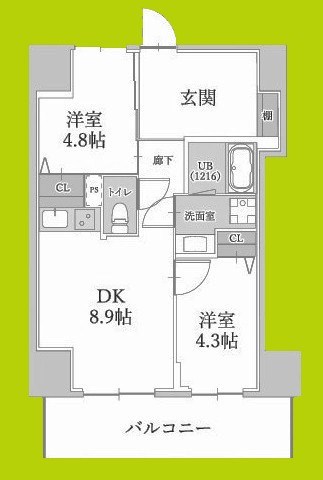 ハイラインV 間取り
