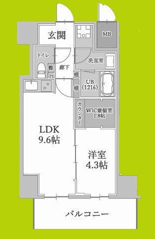 ハイラインV 間取り