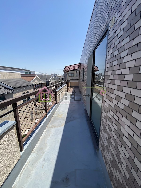 安立2丁目戸建 ベランダ