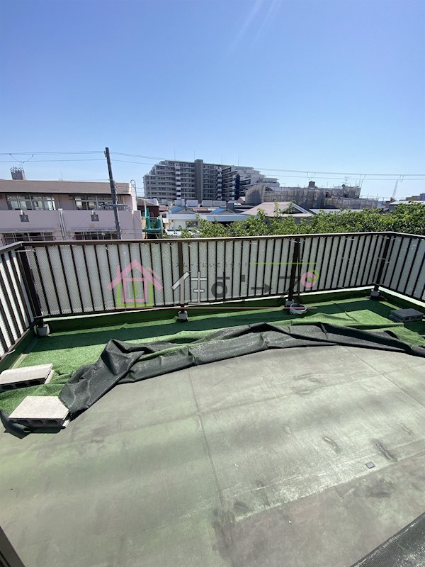 住之江区御崎8丁目3階戸建て ベランダ