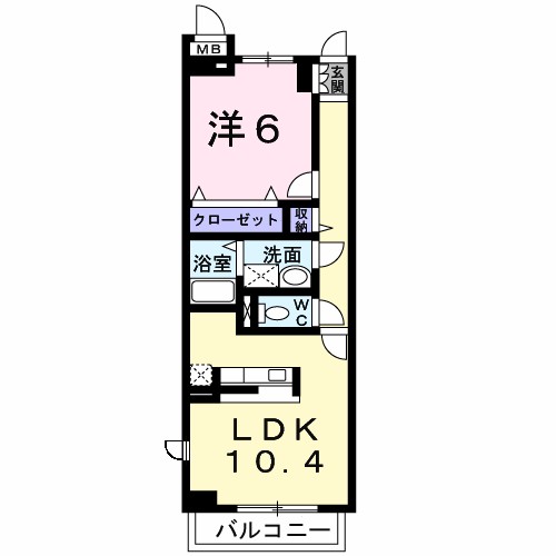 フェザーヒルⅡ 間取り