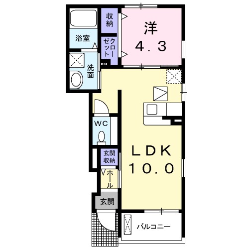 ハーフコート　２番館 間取り