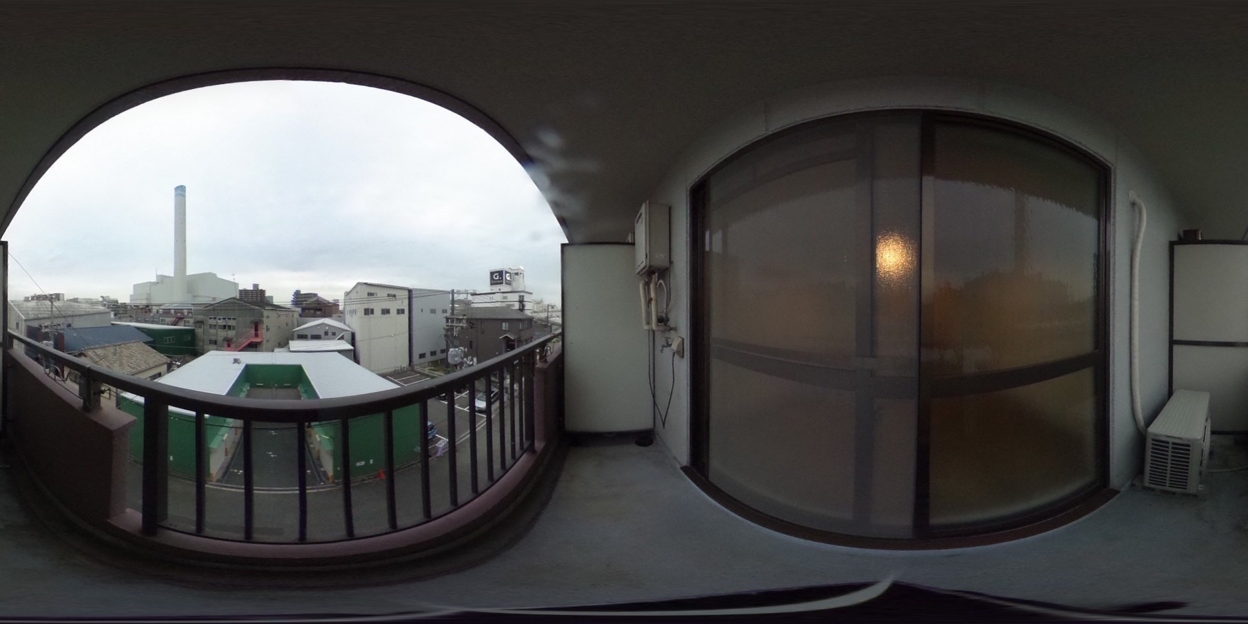 岩本マンション ベランダ