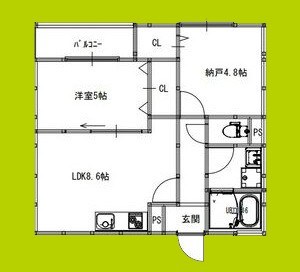 EIJU蒲生4丁目 間取り図