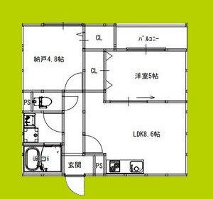EIJU蒲生4丁目 間取り図