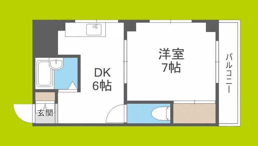 スマイルハイツ巽東 間取り