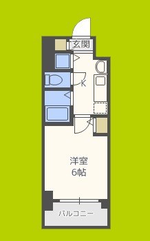 プレサンス天神橋ディオレ 間取り