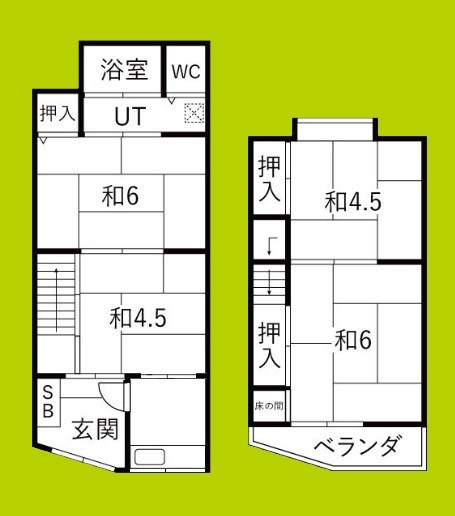 村上貸家 間取り