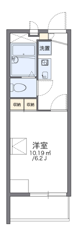 レオパレスドミール 間取り