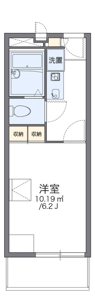 レオパレスヴァンⅡ 間取り