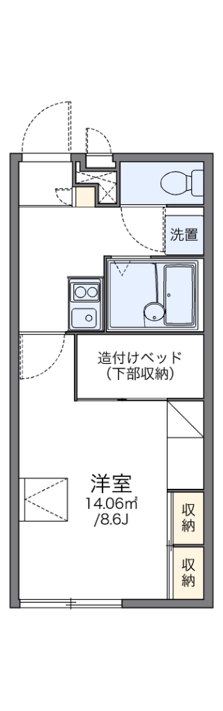 レオパレスＫＩＭＵＲＡ 間取り