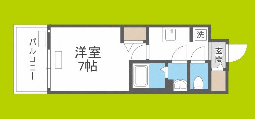 ファステート難波WESTパーク 間取り