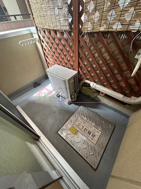 サンクール松屋町 ベランダ