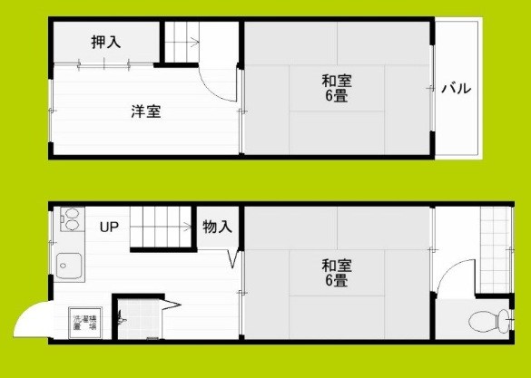 借家　今福南 間取り