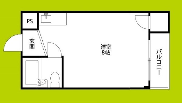 キングスアベニュー流町B棟 間取り