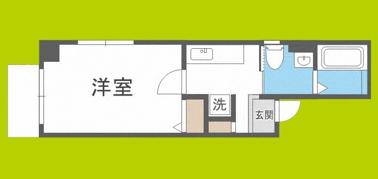 シーガルハイツ心斎橋EAST 間取り