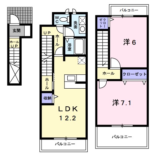 メゾン河北 間取り