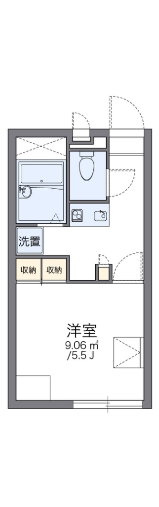 レオパレスＰａｒｋｓｉｄｅ橘 間取り