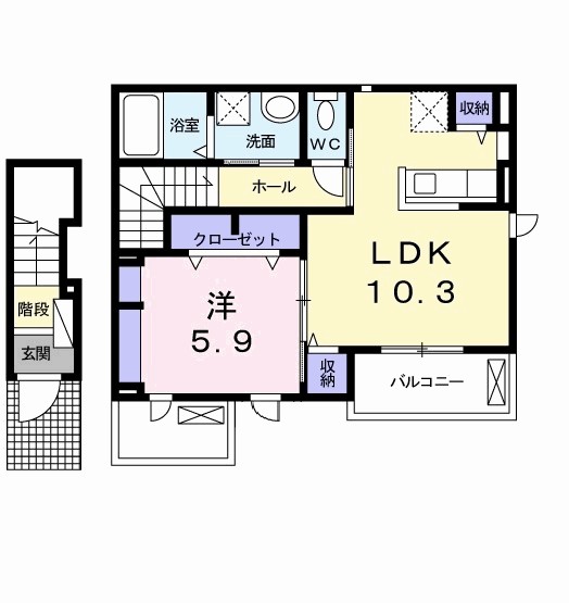 セレスコート花園 間取り