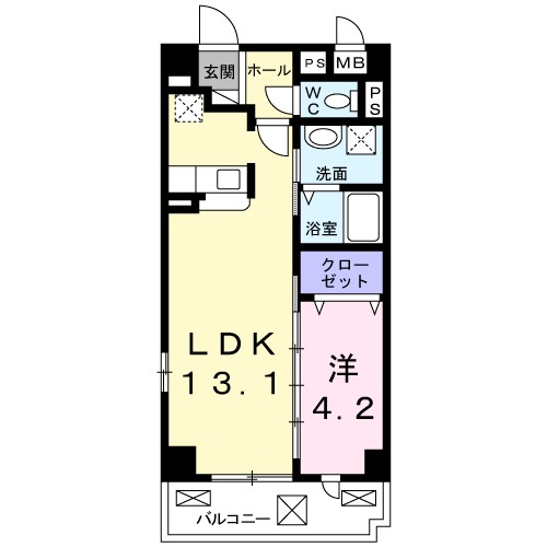 パークサイド宝塚 間取り