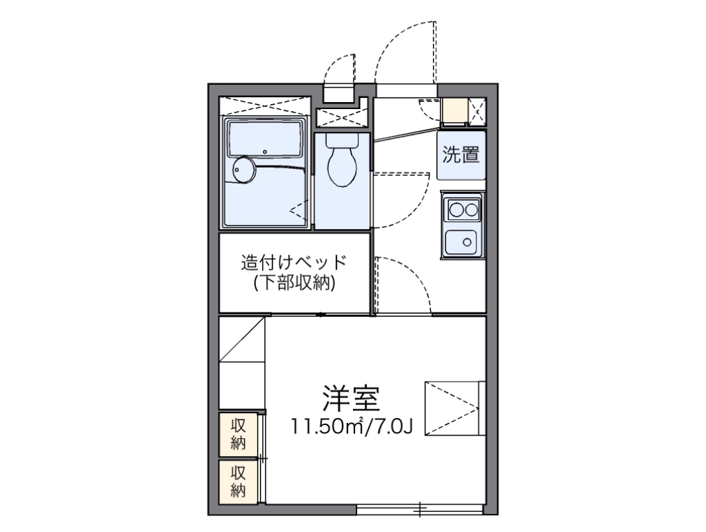 レオパレスＮｅｏハイツ 間取り