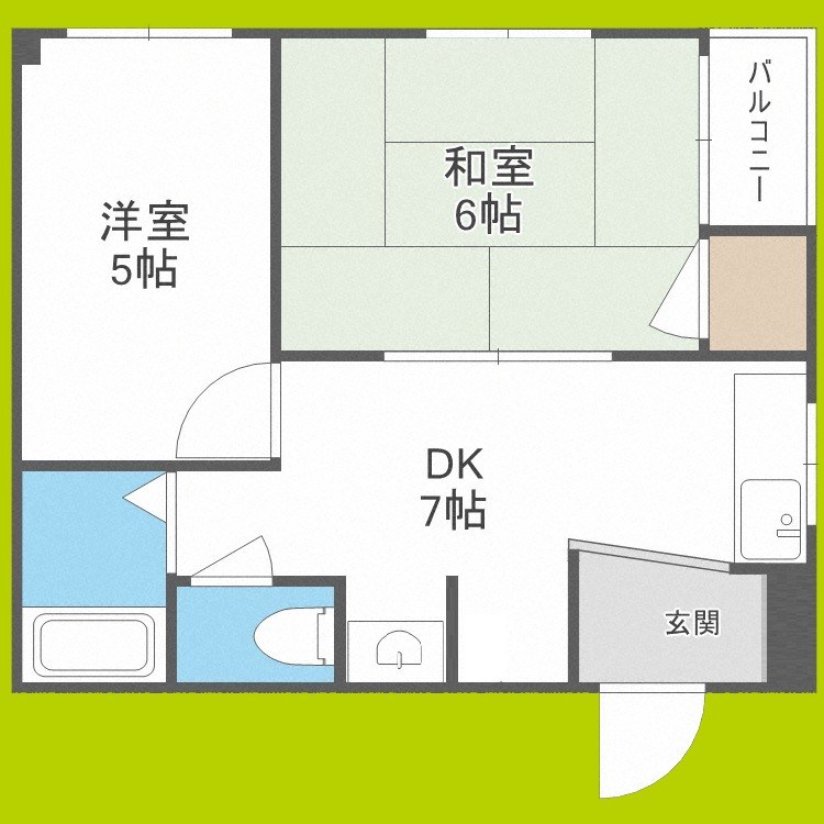 レジデンス三津屋 間取り