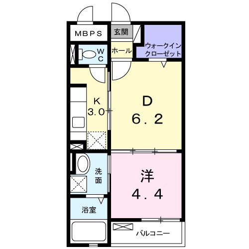 パル池田　１ 間取り