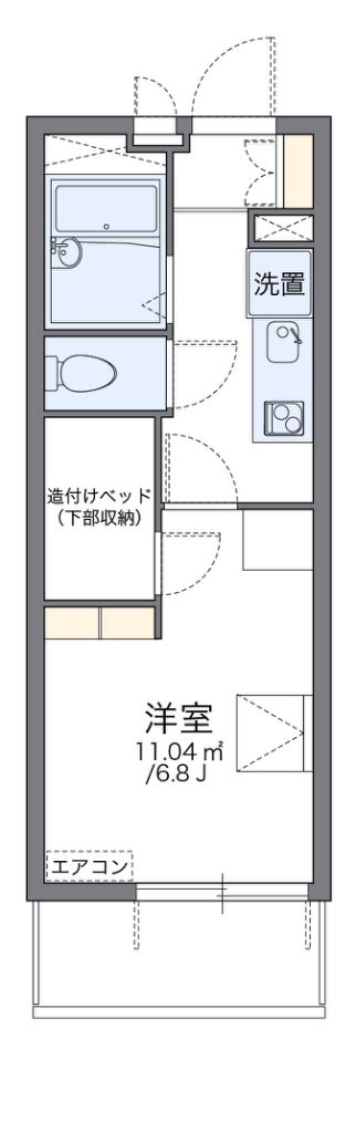 レオパレスオリーブ 間取り