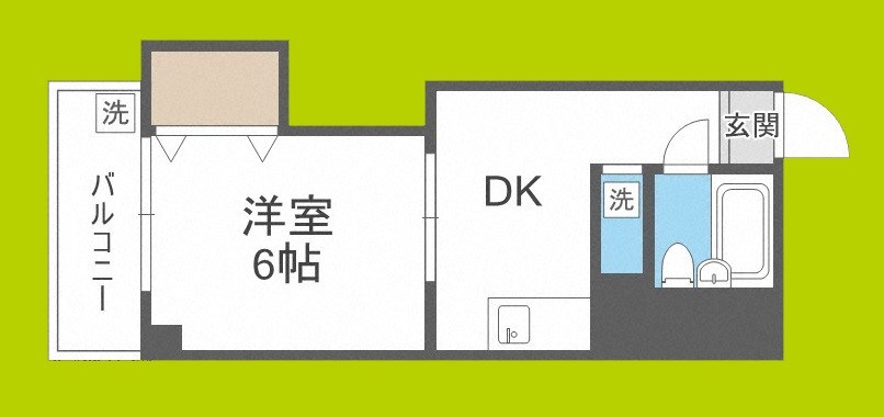 レクシア西中島Ⅲ 間取り