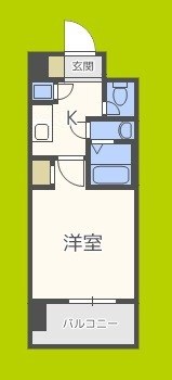 レジュールアッシュ福島キューズ 間取り