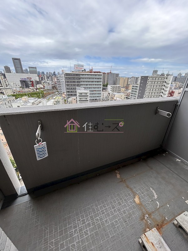 エスリード京橋ステーションプラザ ベランダ