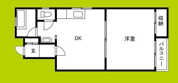 西山ハイツ 間取り