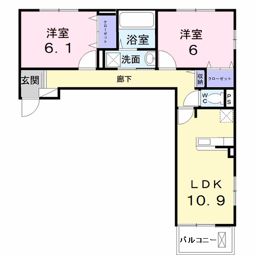 エテルノ泉南馬場 間取り