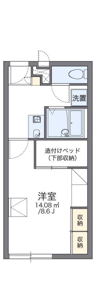 レオパレスカズⅡ 間取り
