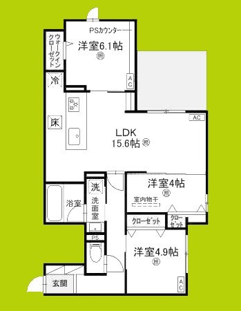 ココルトリシア 間取り