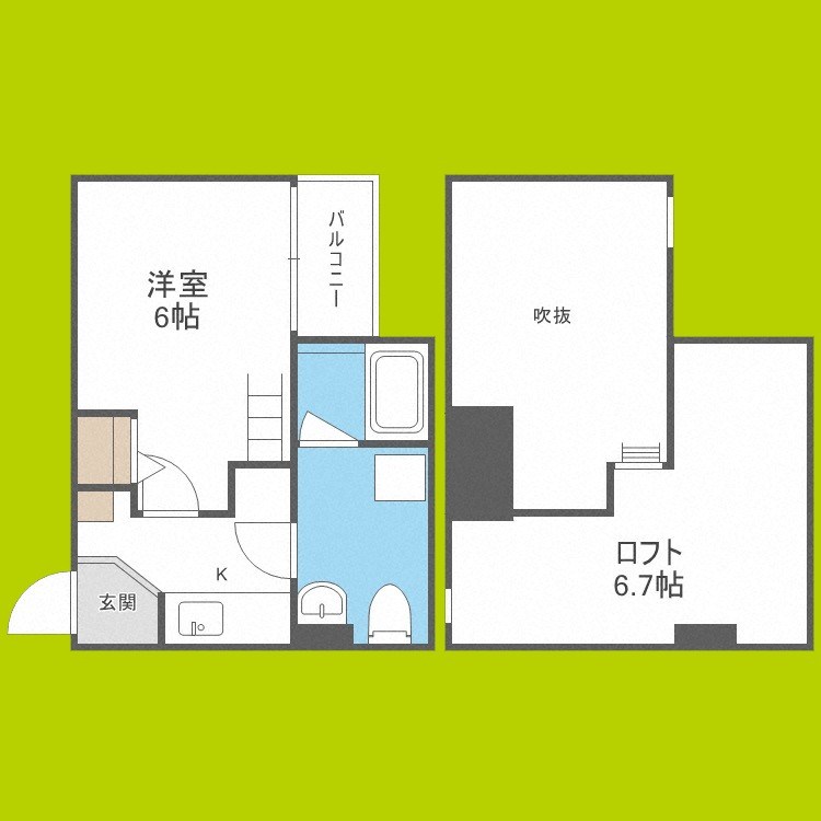 CRASTINE帝塚山東 間取り