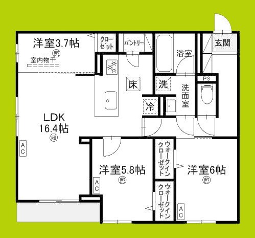 ココルトリシア 間取り