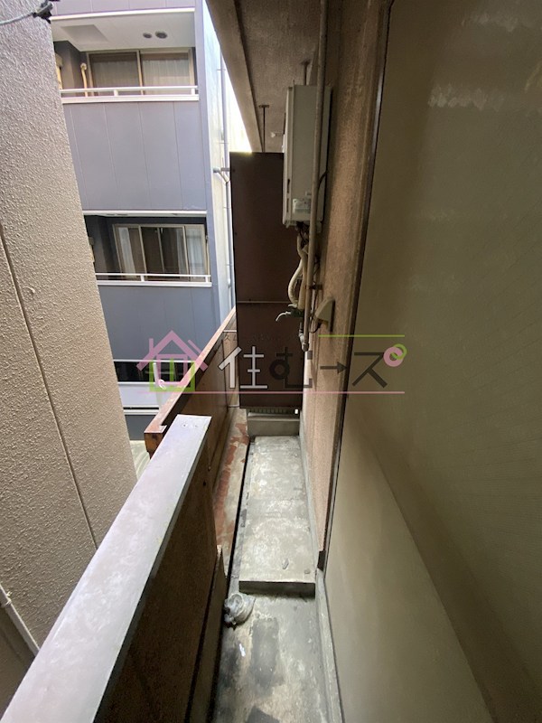 山川マンション ベランダ