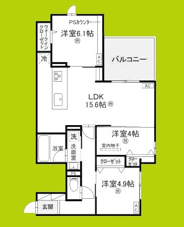 ココルトリシア 間取り