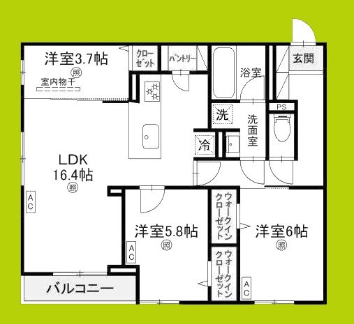 ココルトリシア 間取り