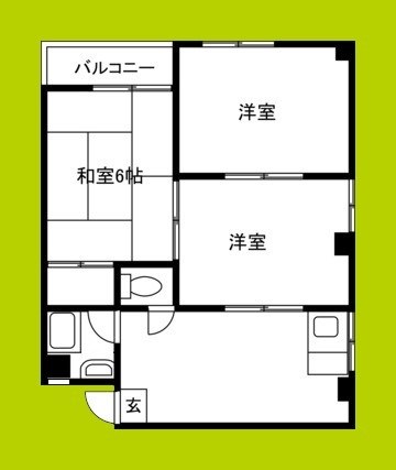 早川グリーンマンション 間取り