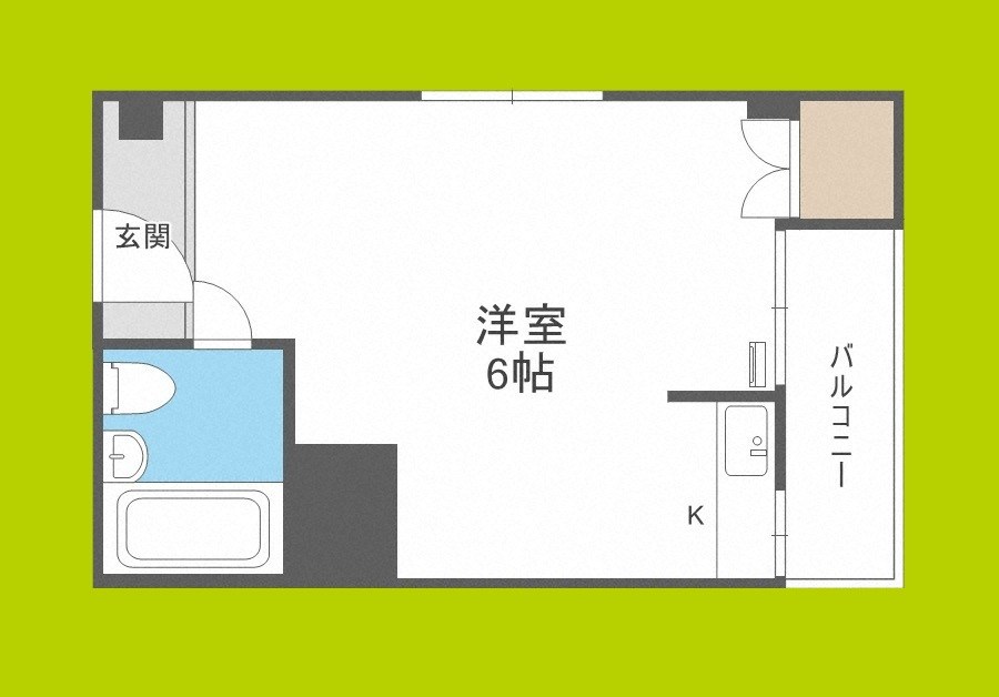 帝塚山ハイツ 間取り