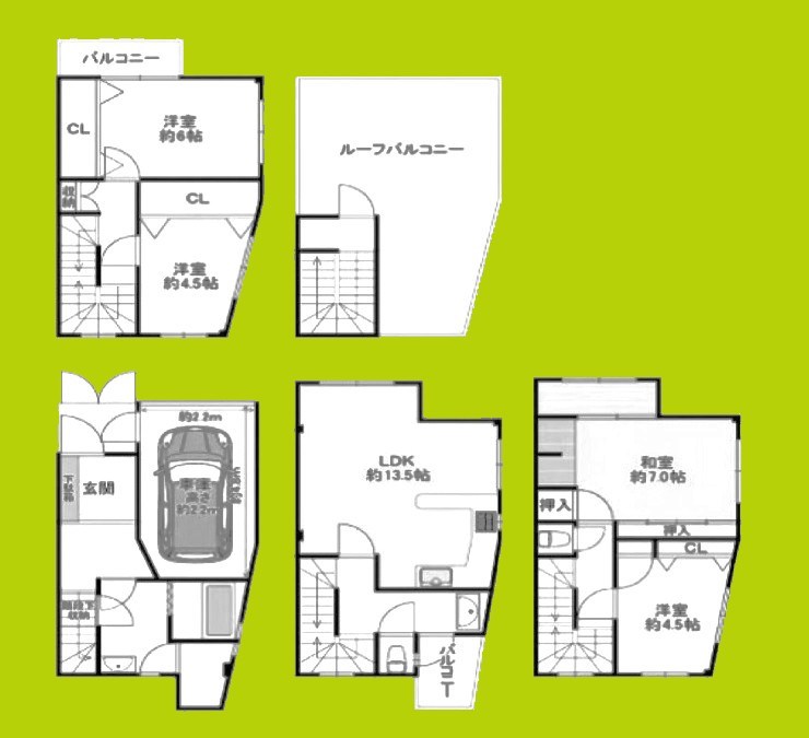 夕凪　戸建 間取り