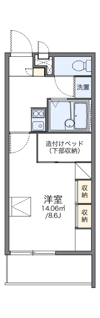 レオパレスＩＢ 間取り