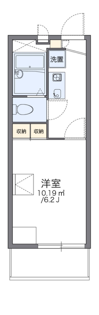 レオパレスクリザンテーム 間取り