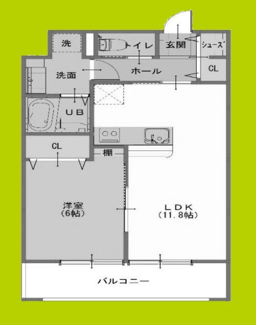 メゾンレヴナ木田町 間取り