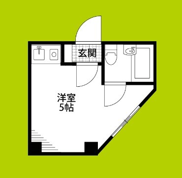 大宝　大手前ロイヤルハイツ 間取り