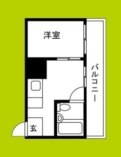 大宝　今里ロイヤルハイツ 間取り