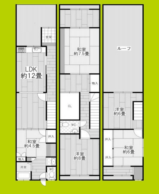 清水中古戸建 間取り