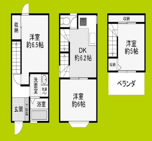 生野東　戸建　 間取り